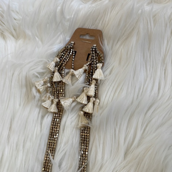 Boho Tassel Necklace Earring Set - Picture 3 of 4